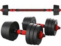 30KG DUMBELLS PAIR OF WEIGHTS BARBELL DUMBBELL BODY BUILDING SET HOME GYM